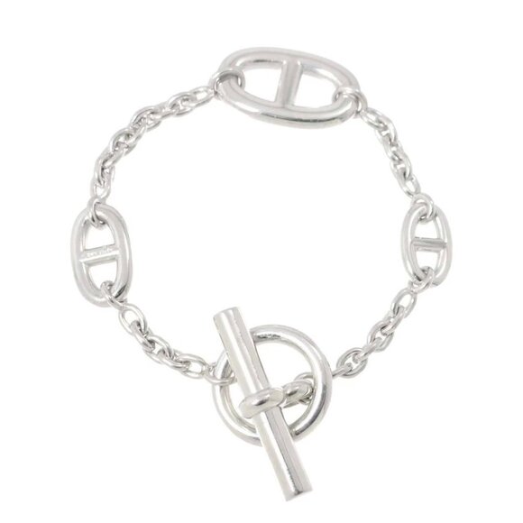 HERMES Chaine dancre FARANDOLE Bracelet SV 925 90252038 - Picture 1 of 6